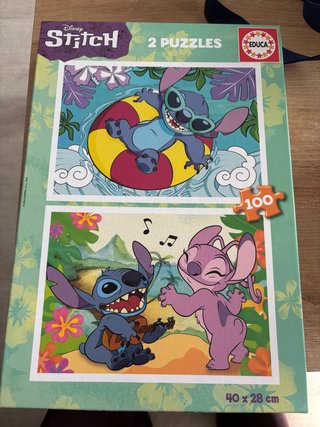 Set de 2 Puzles Disney Stitch (Educa). 100 piezas