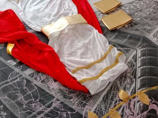 Disfraz romana/griega talla XS/11-14 años