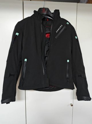 Chaqueta Moto Armure Elric Lady Negra/Menta