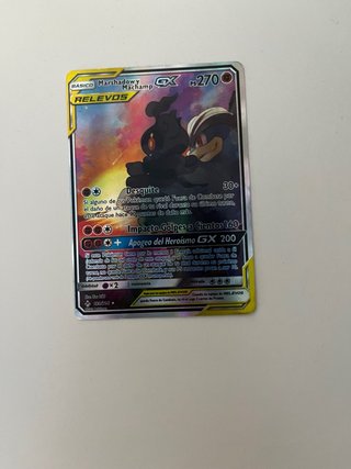 Carta Pokémon Marshadow y Machamp GX