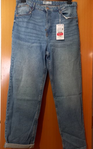 Pantalón Vaquero Bershka Azul Talla 44