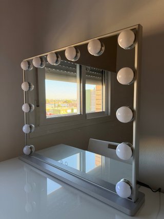 Espejo con luces estilo camerino