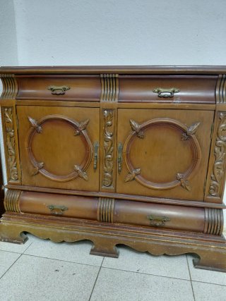 Mueble recibidor de madera