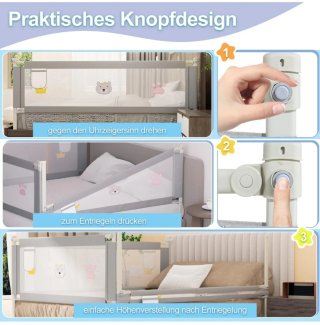 Barrera de Seguridad para Cama Infantil