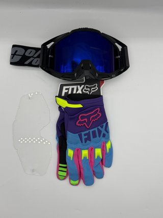 Gafas 100% y Guantes Fox Nuevos 169