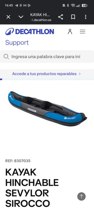 Kayak Hinchable Sevylor Sirocco