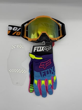 Gafas 100% y Guantes Fox Nuevos 1611