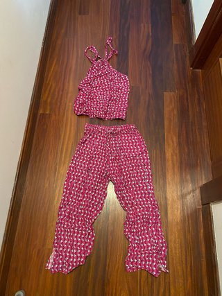 Conjunto de dos piezas estampado