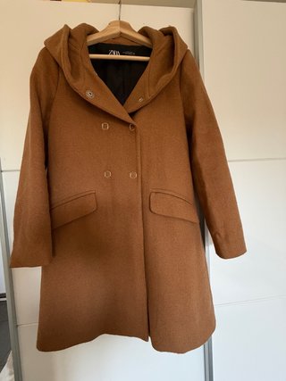 Abrigo Zara Marrón Talla Xs