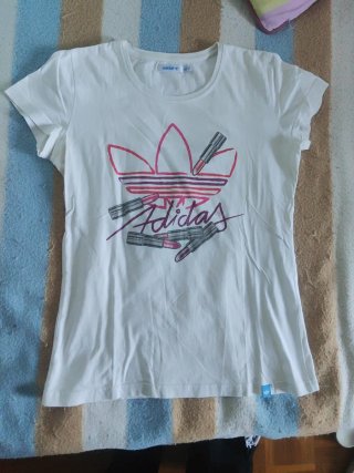 Camiseta Adidas Blanca Talla M