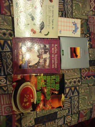 Lote de libros de cocina