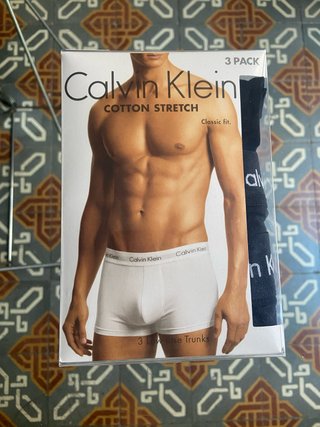 Pack 3 Bóxers Calvin Klein M negros