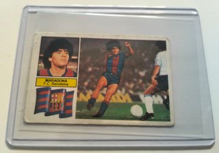 Cromo Maradona F.C. Barcelona Liga 82-83 ESTE