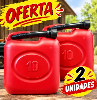 Set de 2 Garrafas Homologadas 10 Litros