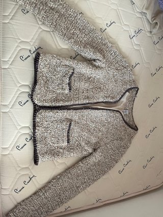 Chaqueta de tejido texturizado
