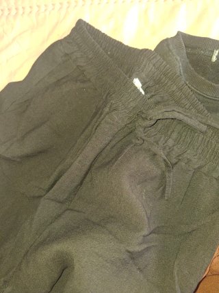 Conjunto de dos piezas negro De malla y croptop