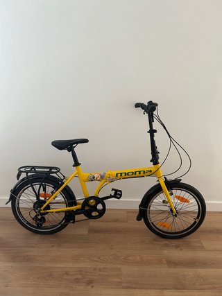 Bicicleta Plegable Moma Amarilla