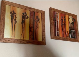 Juego de 2 cuadros decorativos