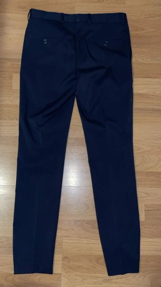 Pantalón de Traje Azul Marino Slim