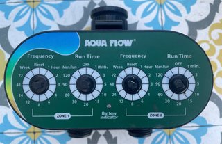 Temporizador de Riego Aqua Flow 2 Zonas