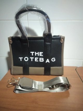 Bolso Tote bicolor