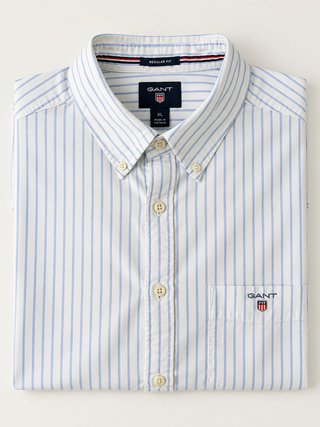 Camisa GANT Rayas Azul y Blanco Talla XL