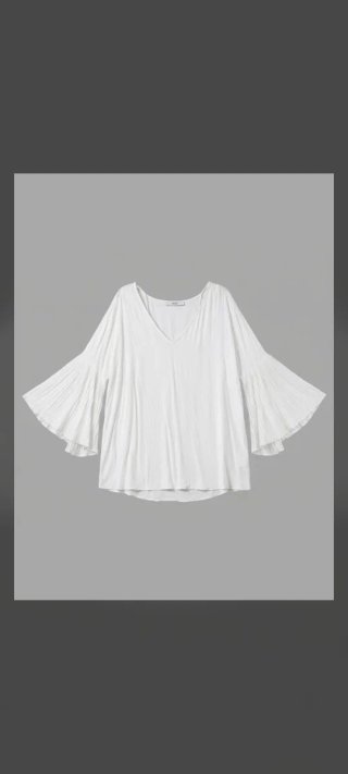 Blusa Blanca Unterque Talla L