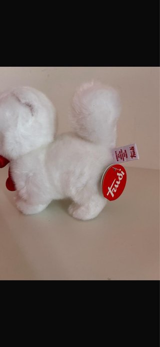 Peluche Trudi cagnolino bianco
