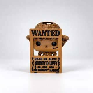 Réplica Luffy Wanted con Estuche personalizado