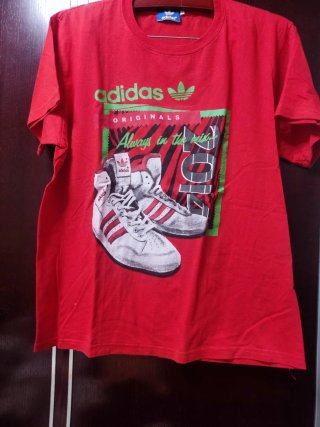 Camiseta Adidas Originals Roja Talla M