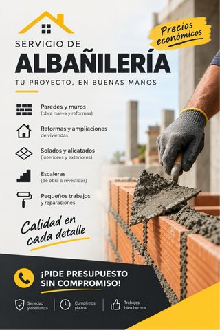 Albañil Servicio de albañilería