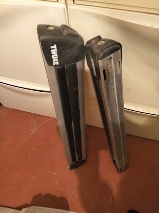 Portaesquís Thule + barras para golf V