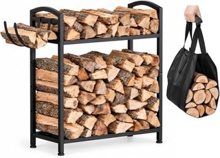 Estantería para leña de chimenea