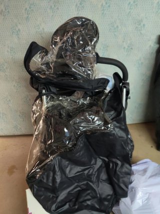 Funda para lluvia de carrito de bebé