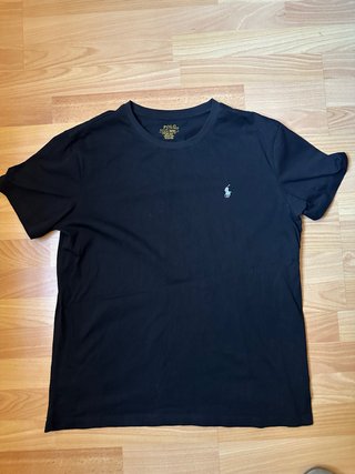 Camiseta Negra Polo Ralph Lauren Talla L