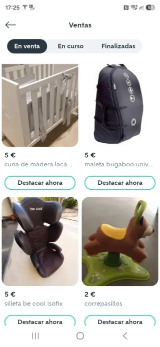 Artículos de bebé variados