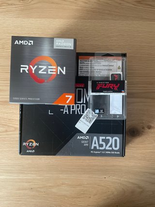 Pack de placa base, procesador y RAM