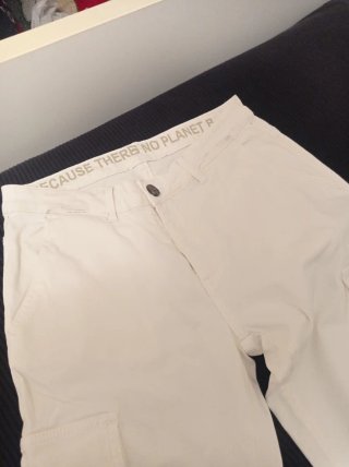 Pantalón Blanco Ecoalf .