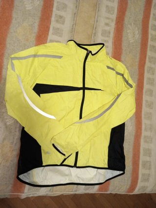 Chubasquero de Ciclismo Amarillo Talla XXL