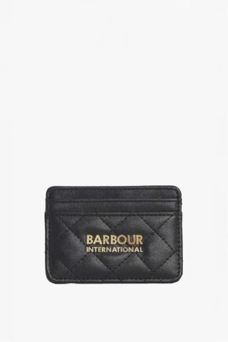Tarjetero Barbour International Negro