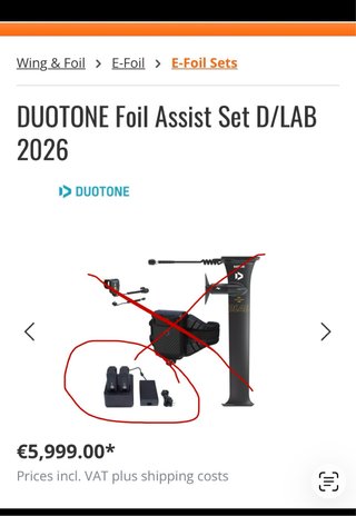 Baterías y Cargador Duotone Foil Assist
