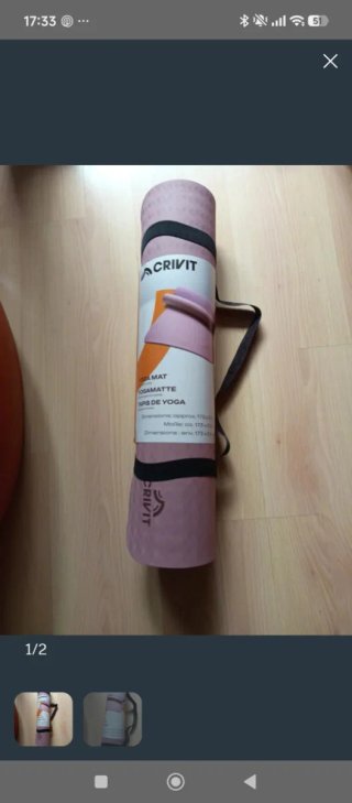 Esterilla de Yoga Crivit Rosa
