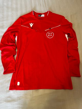 Camiseta Arbitraje Macron Roja Talla L