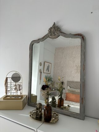 Espejo Vintage con Marco Ornamentado