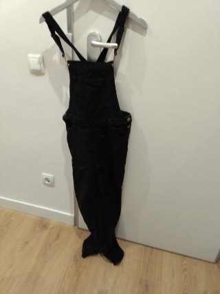 Peto de pana negro Denim talla S