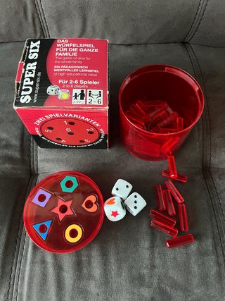 Juego de mesa Super Six. Divertido y Didactico
