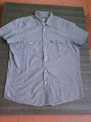 Camisa H&M Azul Talla XL