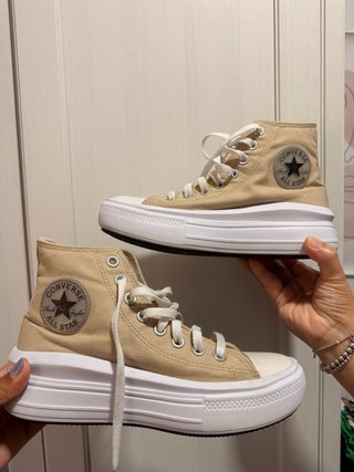 Converse All Star Chuck Taylor Plataforma Beige