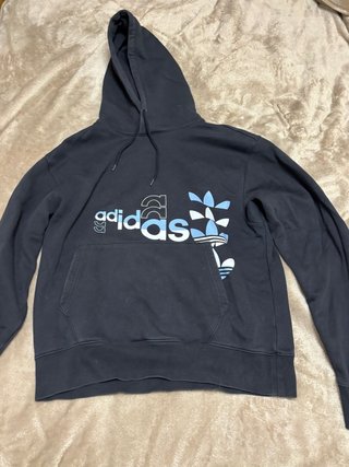 Sudadera Adidas Negra con Capucha