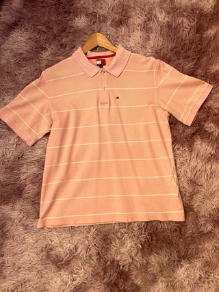 Polo Tommy Hilfiger Rosa Talla XL